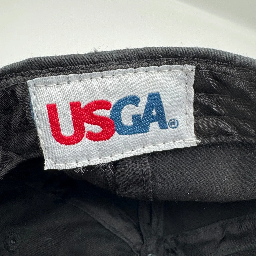 USGA Golf Hat Unisex OSFA Black Good 2014 US Open Pinehurst No 2 Member Cap